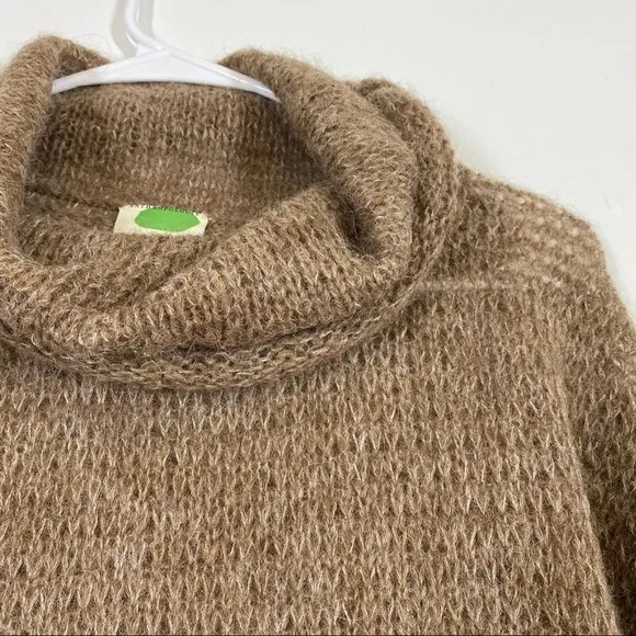 ANTHROPOLOGIE Alpaca Chunky Knit Turtleneck S