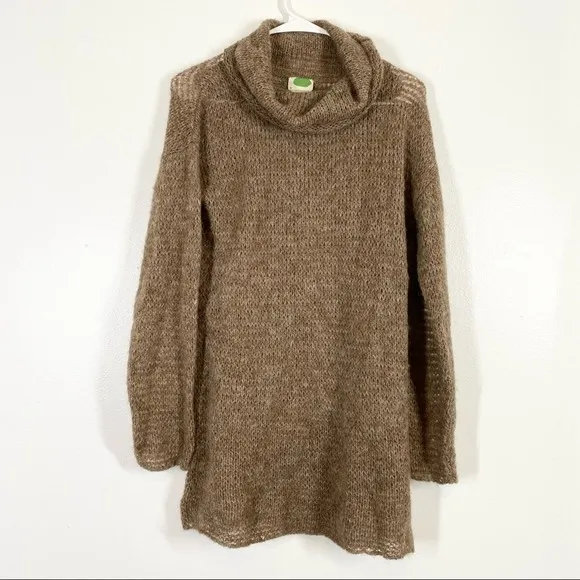 ANTHROPOLOGIE Alpaca Chunky Knit Turtleneck S
