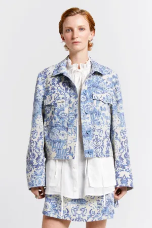 Antiquarian Jacket Natural/Blue