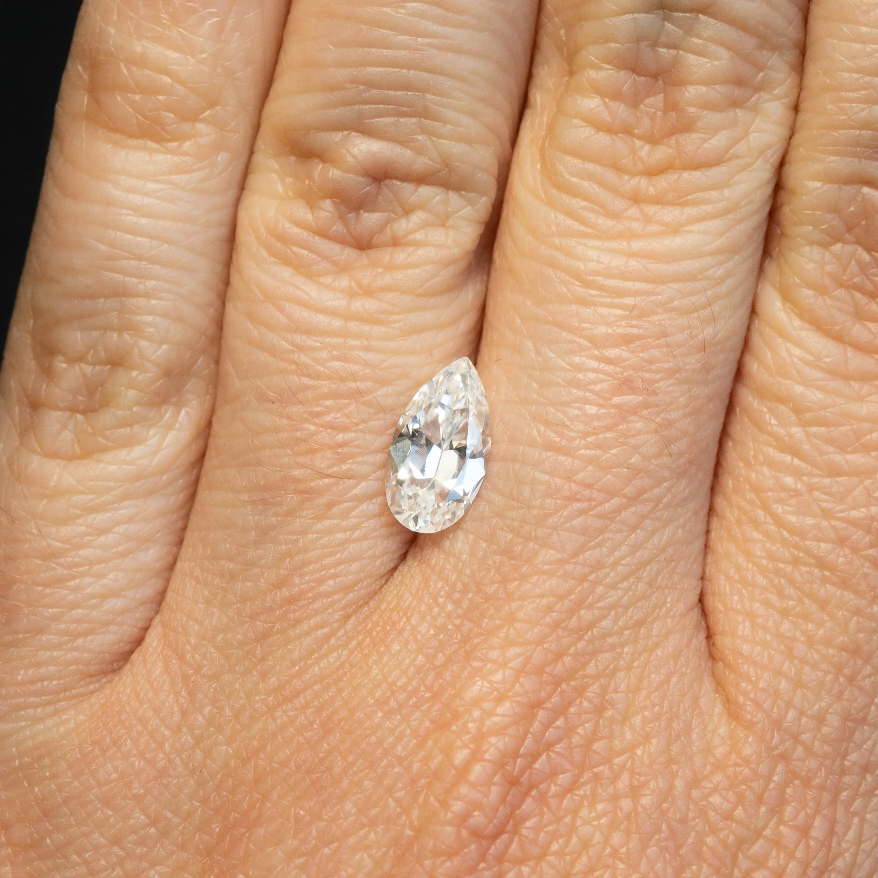 Antique Pear Modified Brilliant Cut Diamond | 1.6ct | E VS1