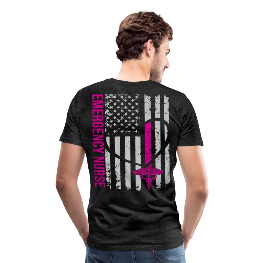 Ashley Emergency Nurse Flag Men's Premium T-Shirt