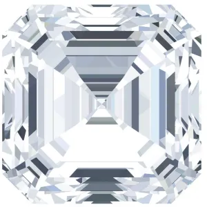 Asscher Diamond Faceted FAB Moissanite Loose Stone