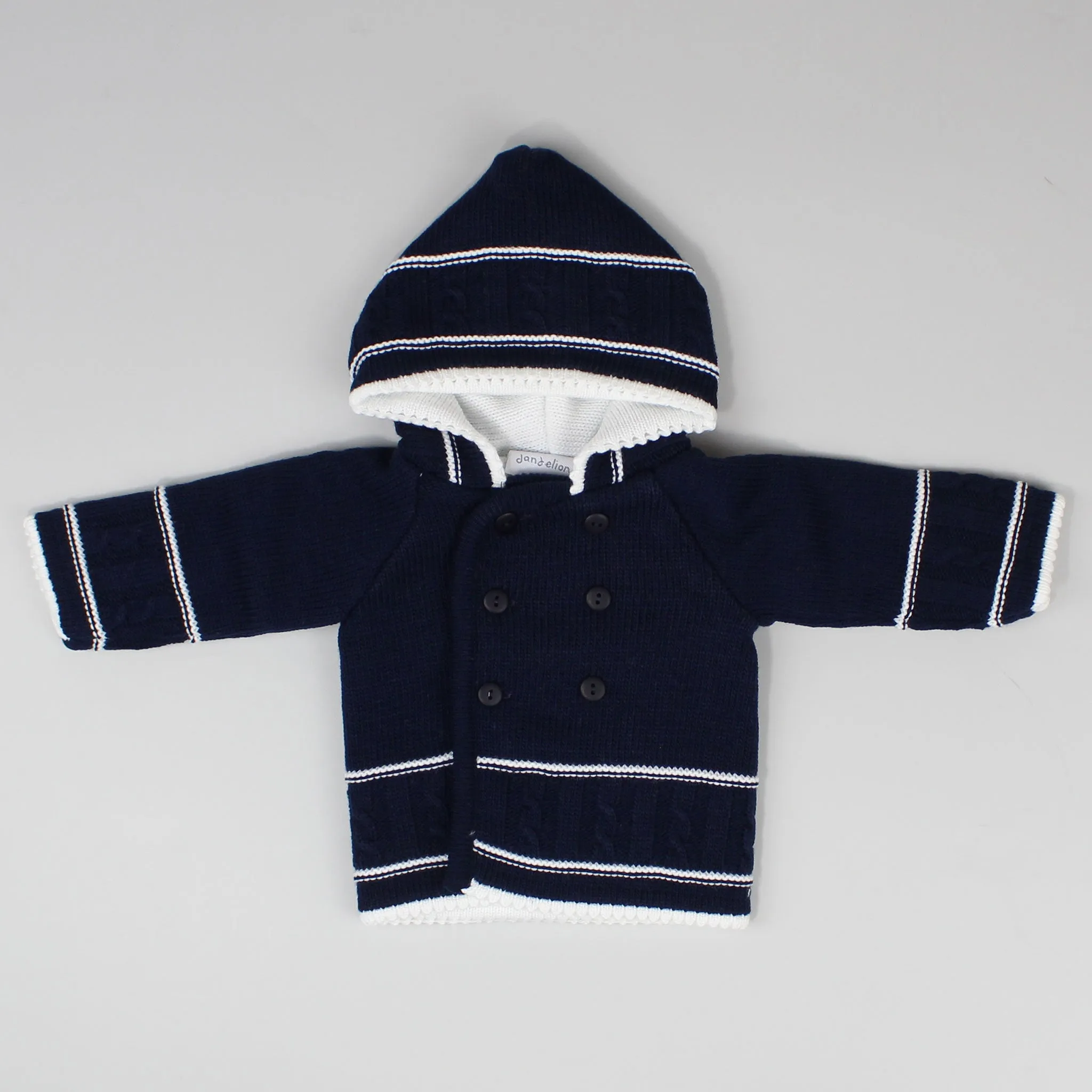 Baby Knitted Jacket - Navy