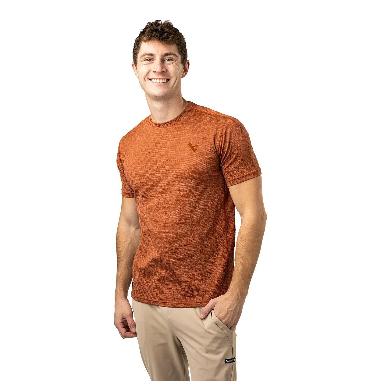 BAUER FLC TEXTURED TECH TEE SENIOR