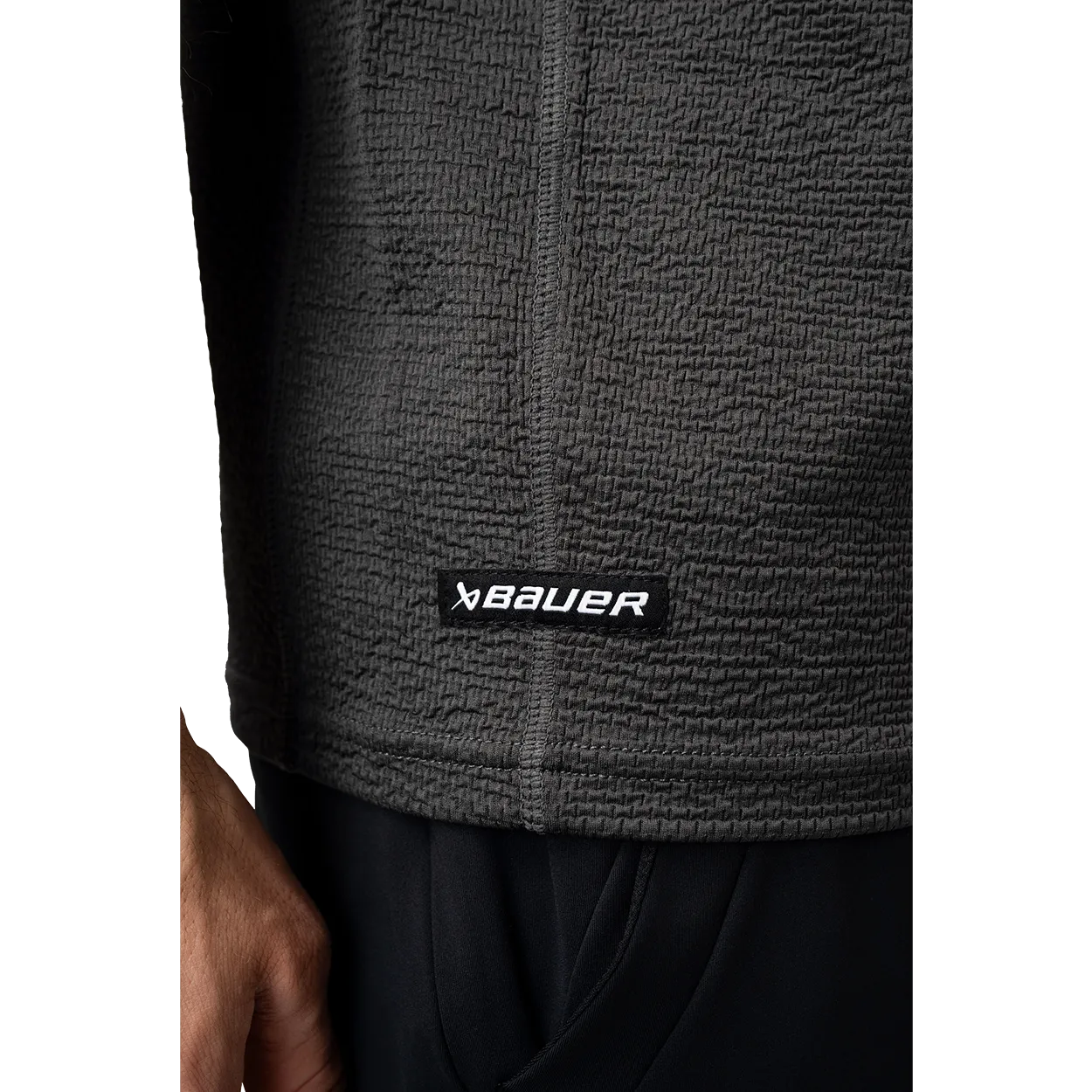 BAUER FLC TEXTURED TECH TEE SENIOR