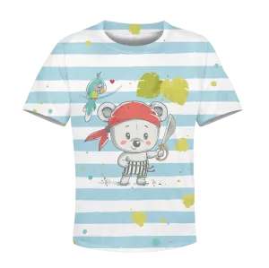 BEAR PIRATE Kid Custom Cosplay Kid Hoodies Apparel