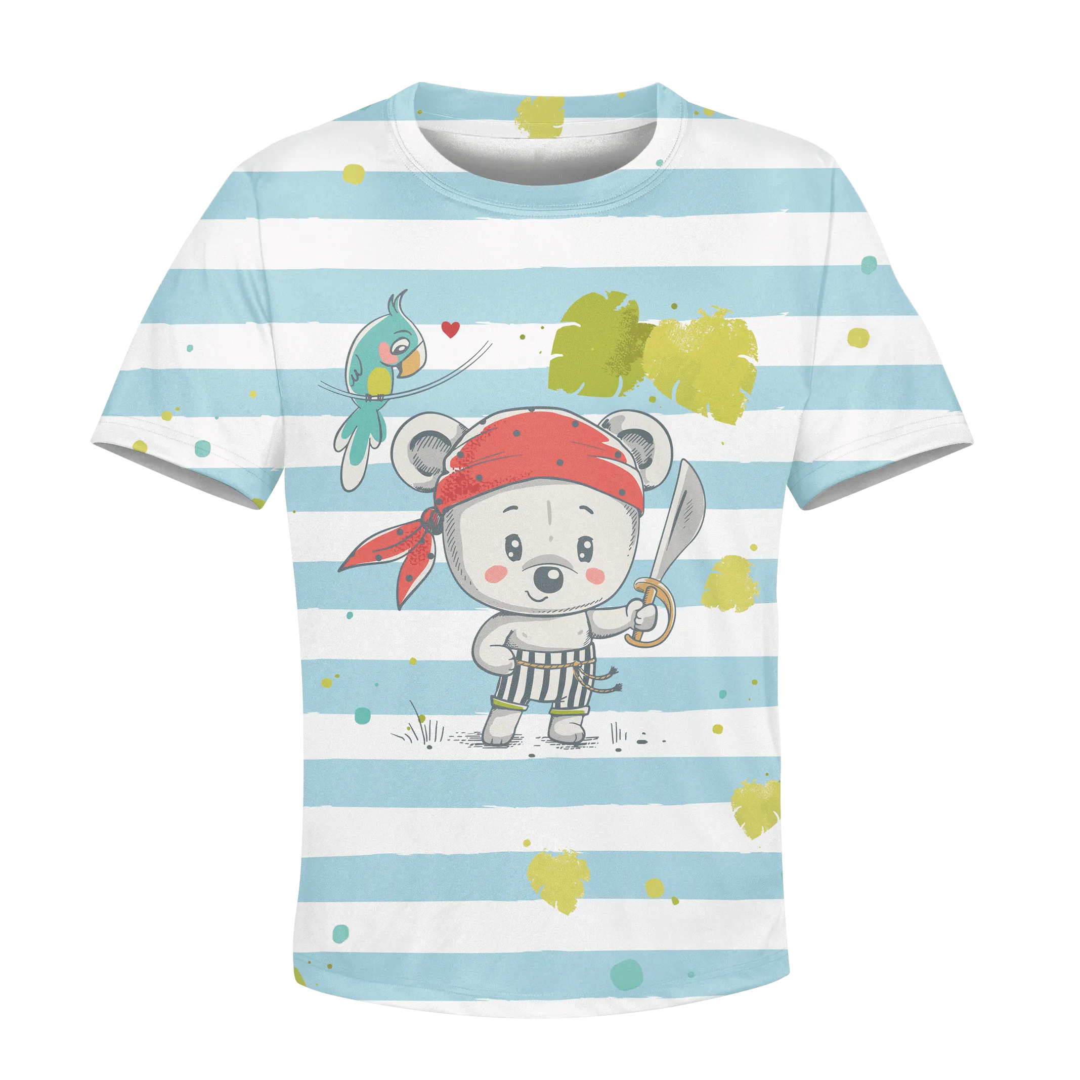 BEAR PIRATE Kid Custom Cosplay Kid Hoodies Apparel