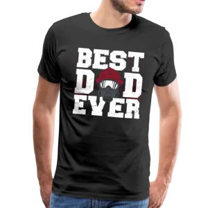 Best Dad Ever Firefighter Men's Premium T-Shirt (CK1849)