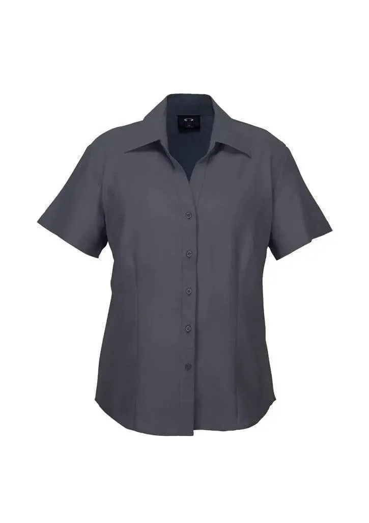 Biz Collection Women’s Plain Oasis Short Sleeve Shirt Lb3601