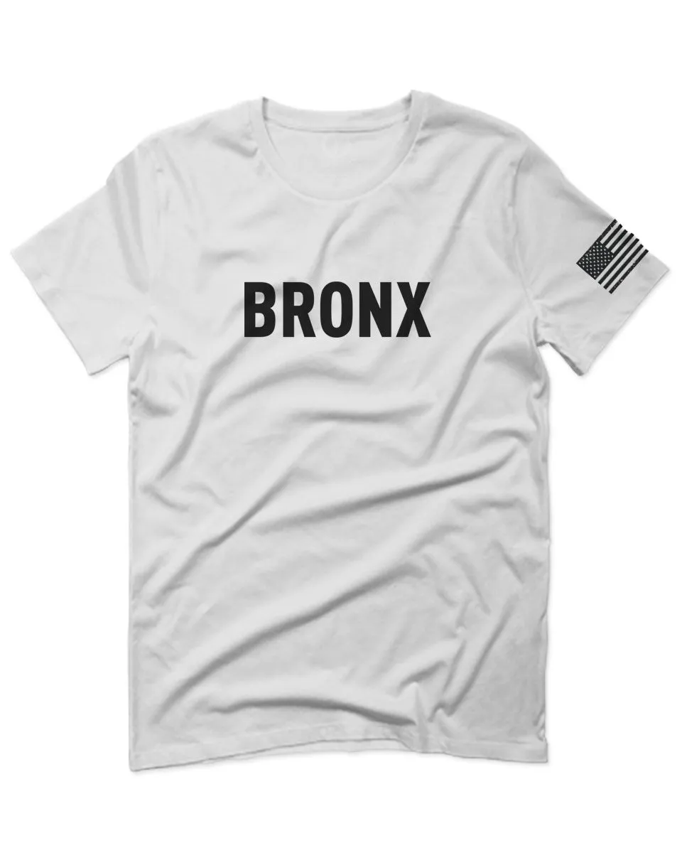 Black Fonts New York Bronx NYC Cool City Street wear For men T Shirt