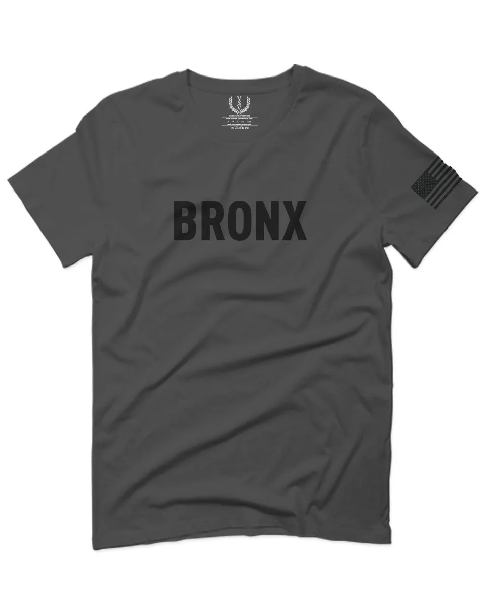 Black Fonts New York Bronx NYC Cool City Street wear For men T Shirt
