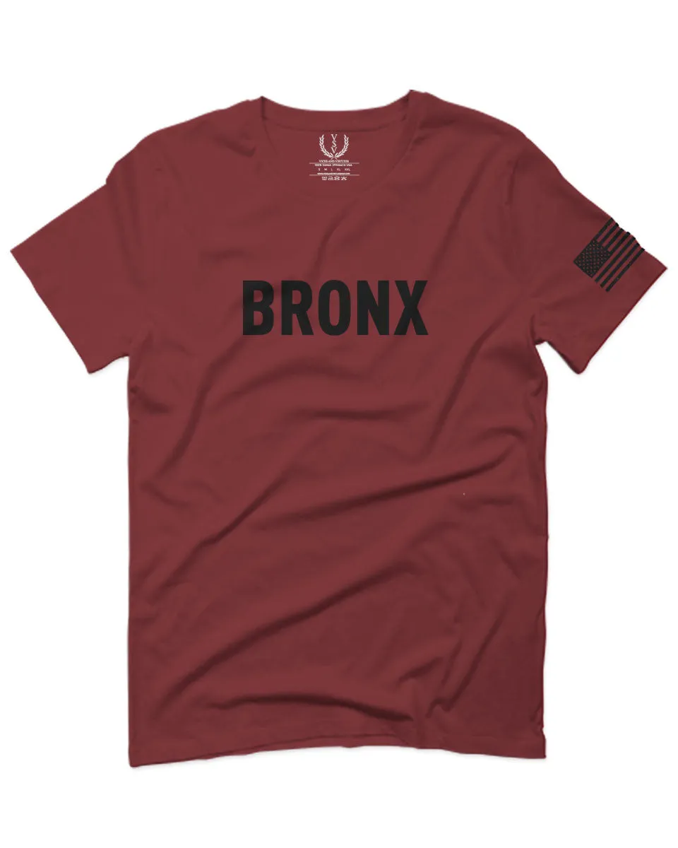 Black Fonts New York Bronx NYC Cool City Street wear For men T Shirt