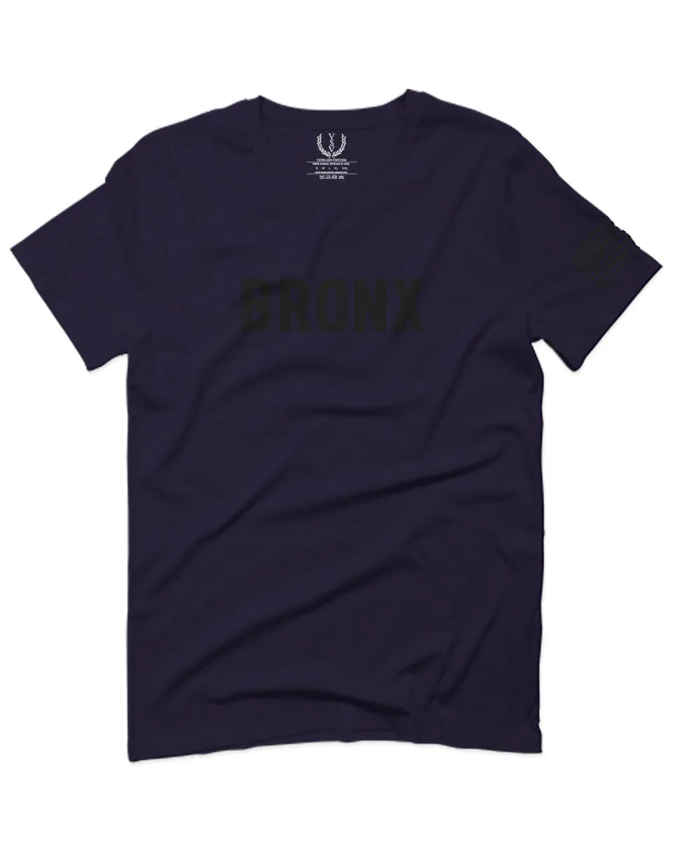 Black Fonts New York Bronx NYC Cool City Street wear For men T Shirt