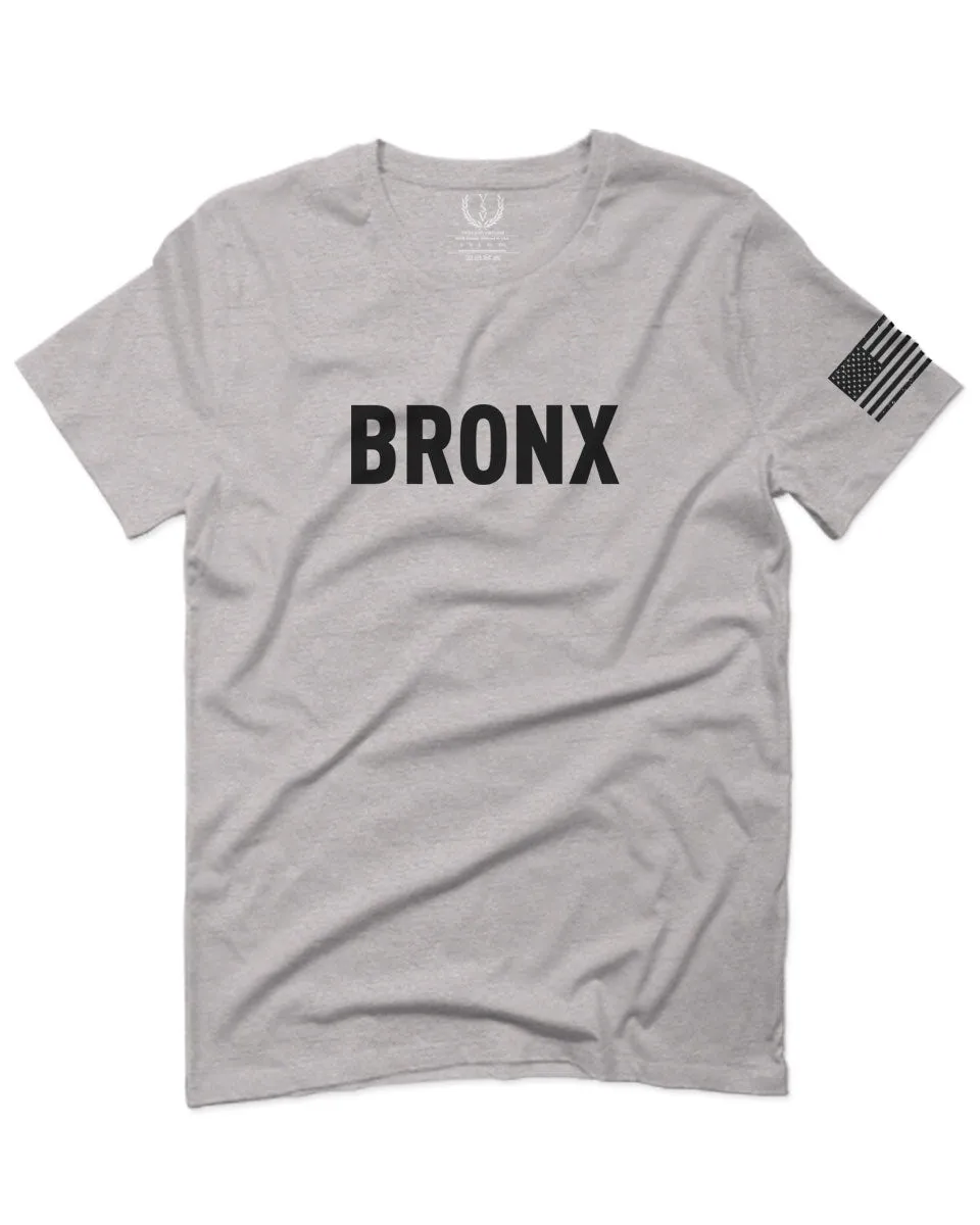 Black Fonts New York Bronx NYC Cool City Street wear For men T Shirt
