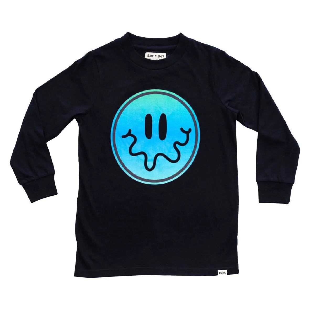 Black Gradient Smile Tee