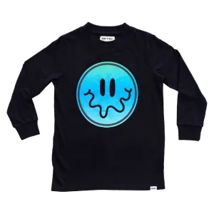 Black Gradient Smile Tee