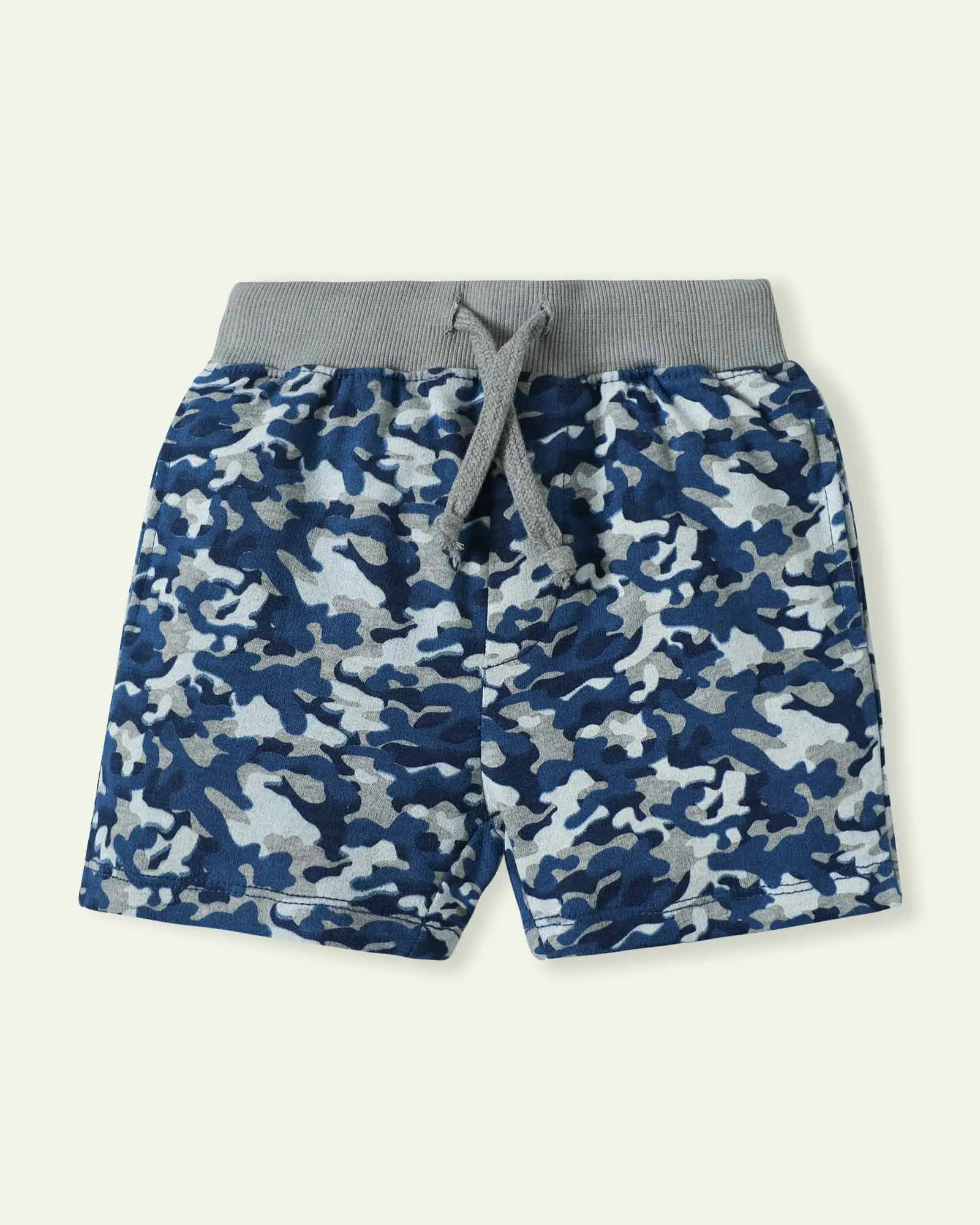 Blue Camouflage Shorts