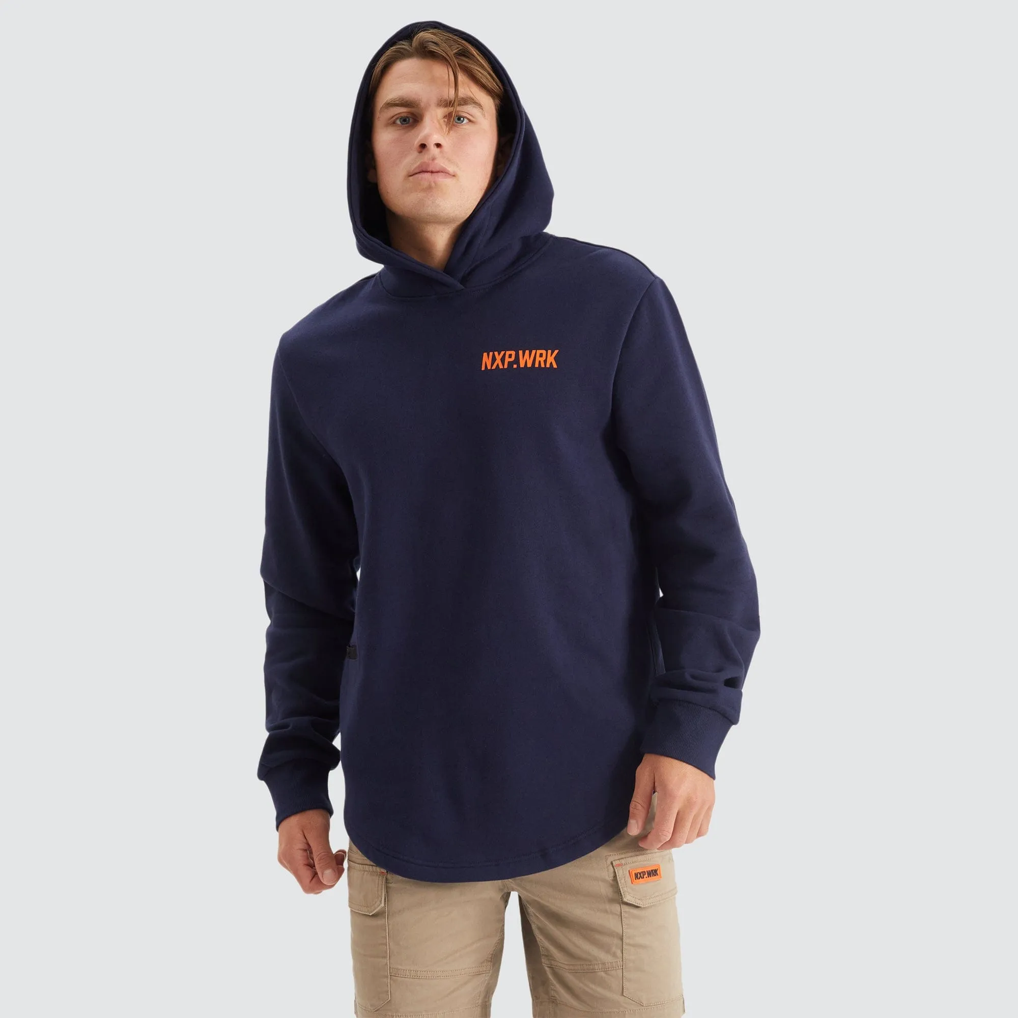 Blueprint Dual Curved Hoodie True Navy