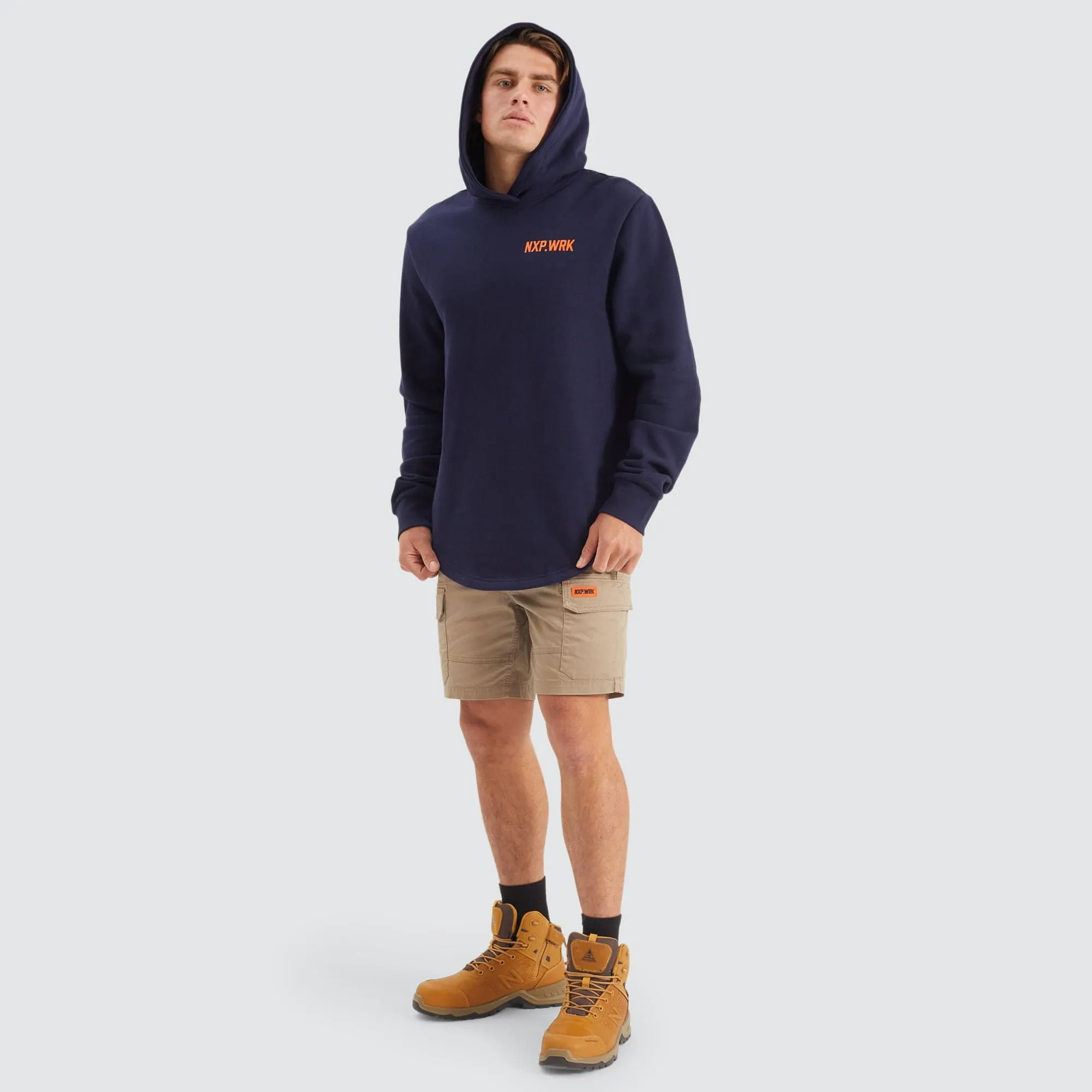 Blueprint Dual Curved Hoodie True Navy