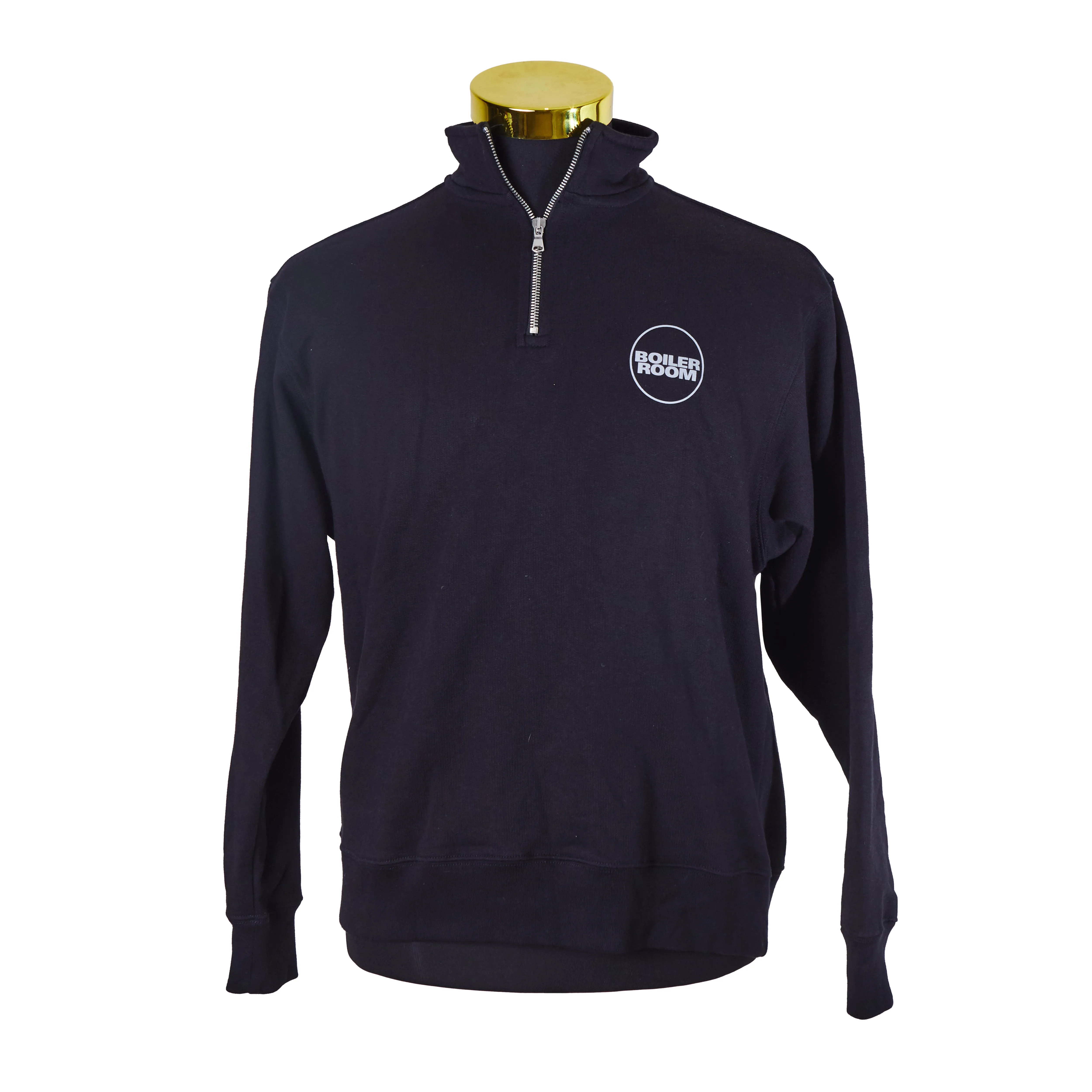 Boiler Room Black High Neck Sweater