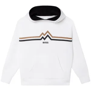 BOSS Hooded Sweatshirt - White