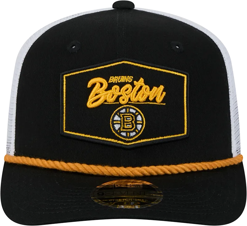 Boston Bruins 9SEVENTY Stretch Snap Rope Hat