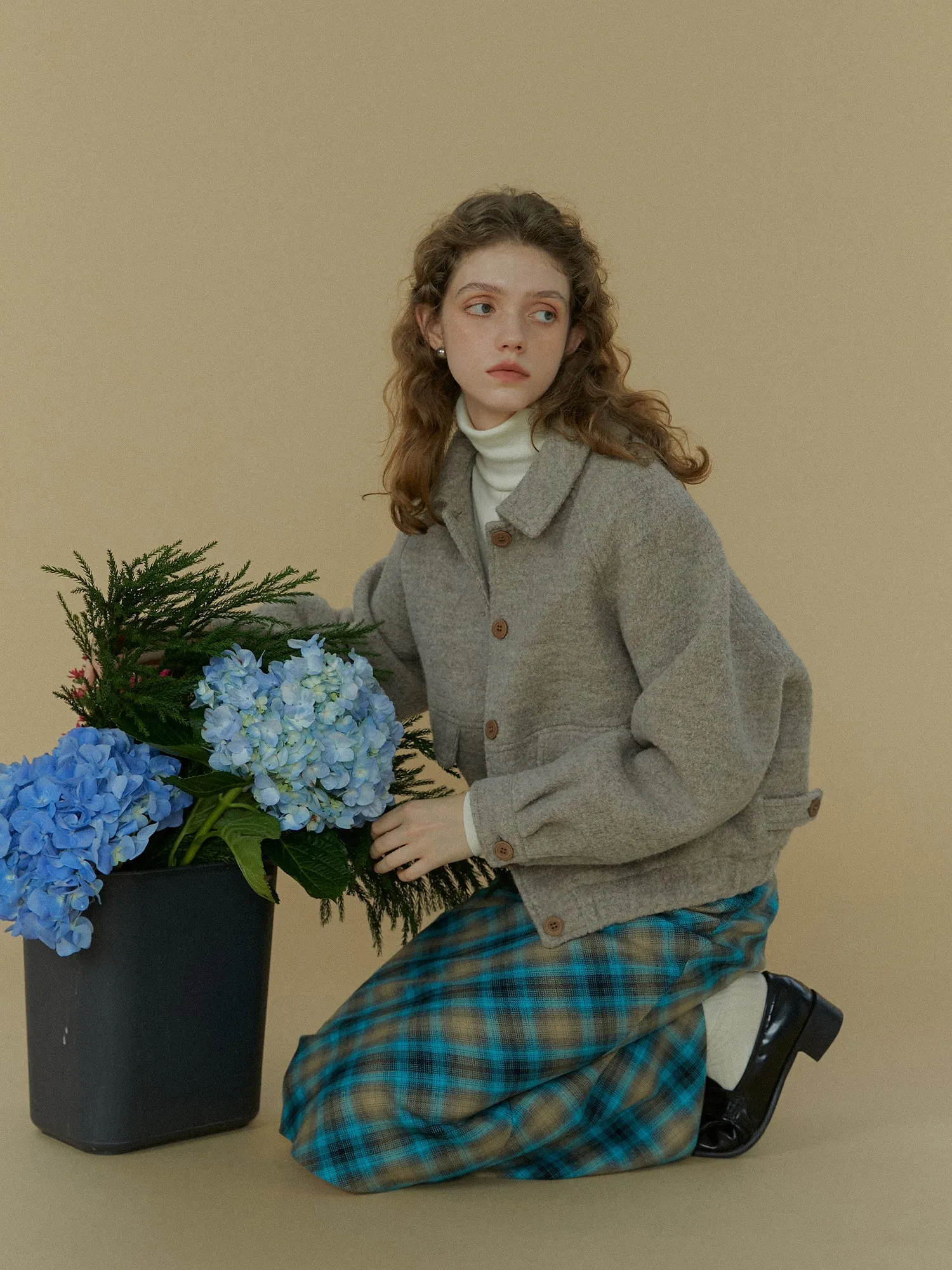 Bouclé Wool Jacket