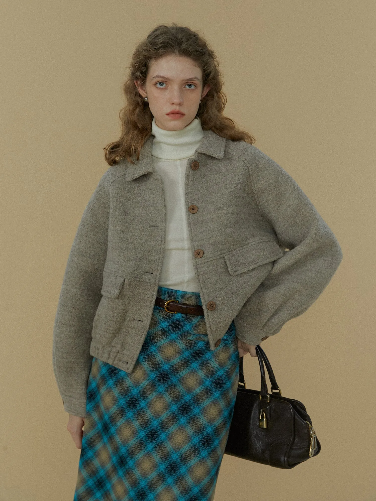 Bouclé Wool Jacket