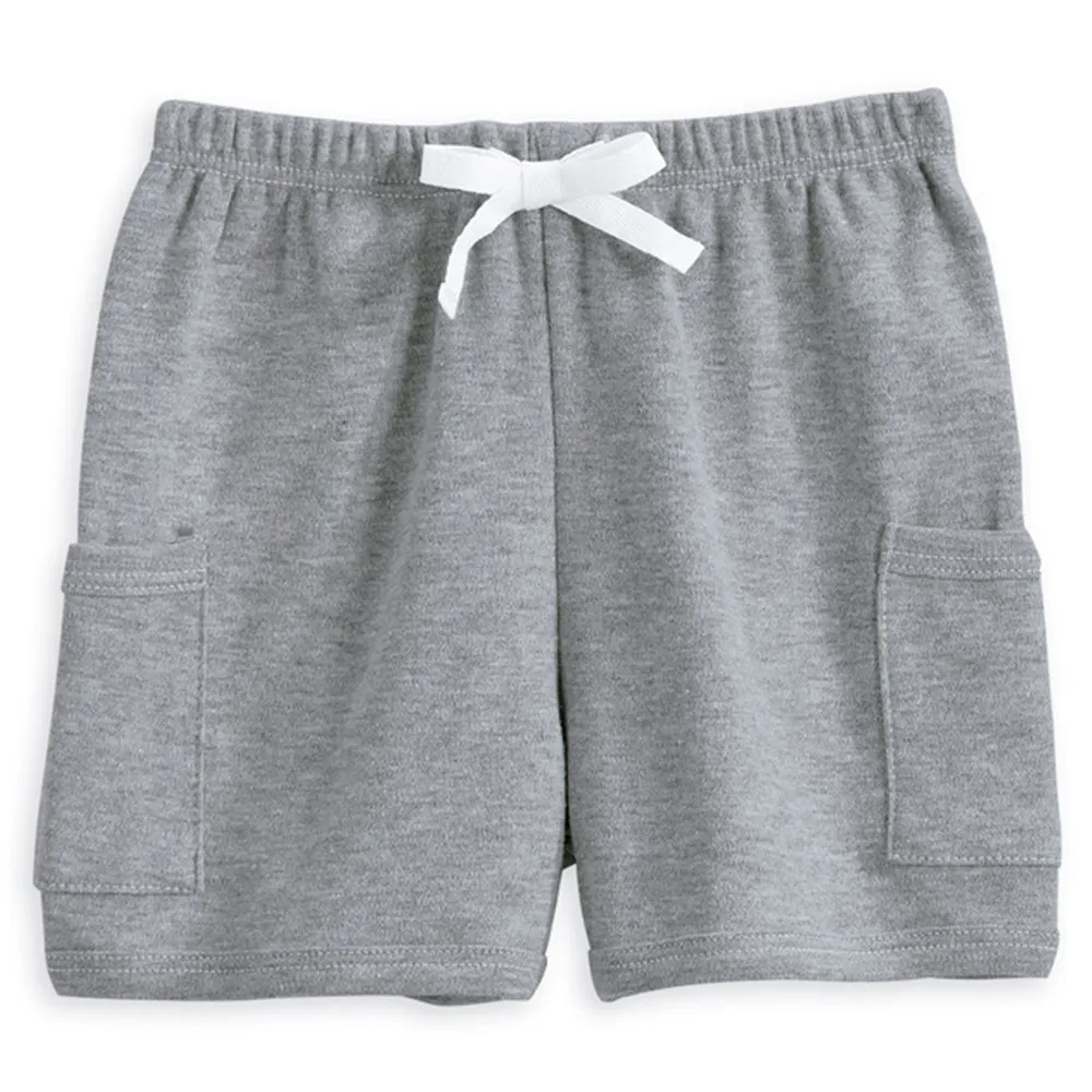 Boy's Pima Play Short -- Grey
