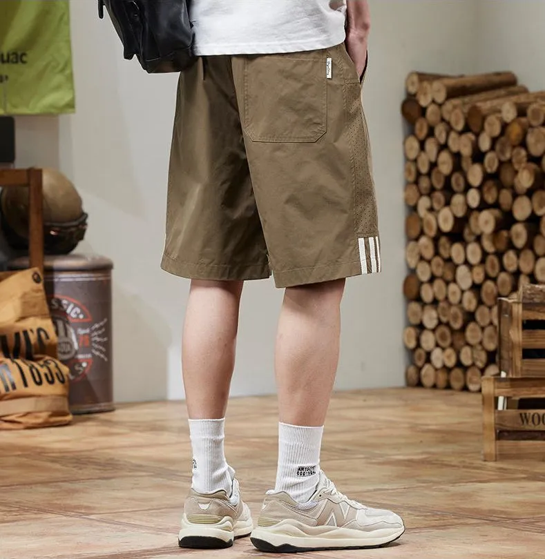 Breathable and Relaxed Fit Chino Shorts for Men