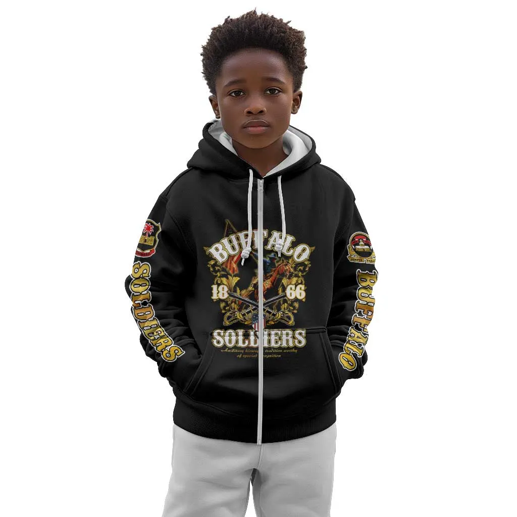 Buffalo Soldiers Kid Hoodie American American Legend 1866-1944 DT02