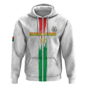Burkina Faso Football Custom Zip Hoodie Go Champions LT15