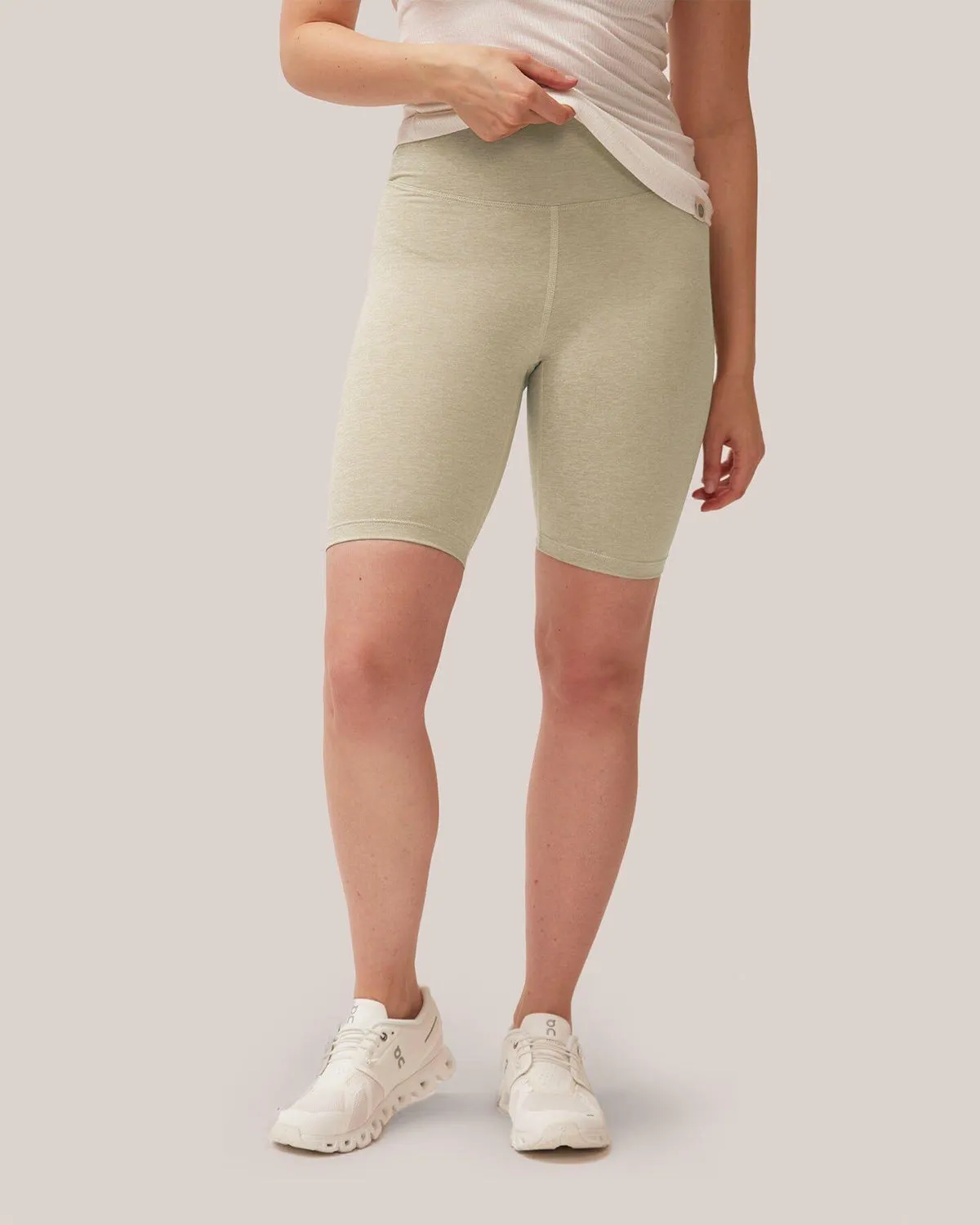 Buttery Soft High-Rise BFF Shorts Rose Buddha - Celery