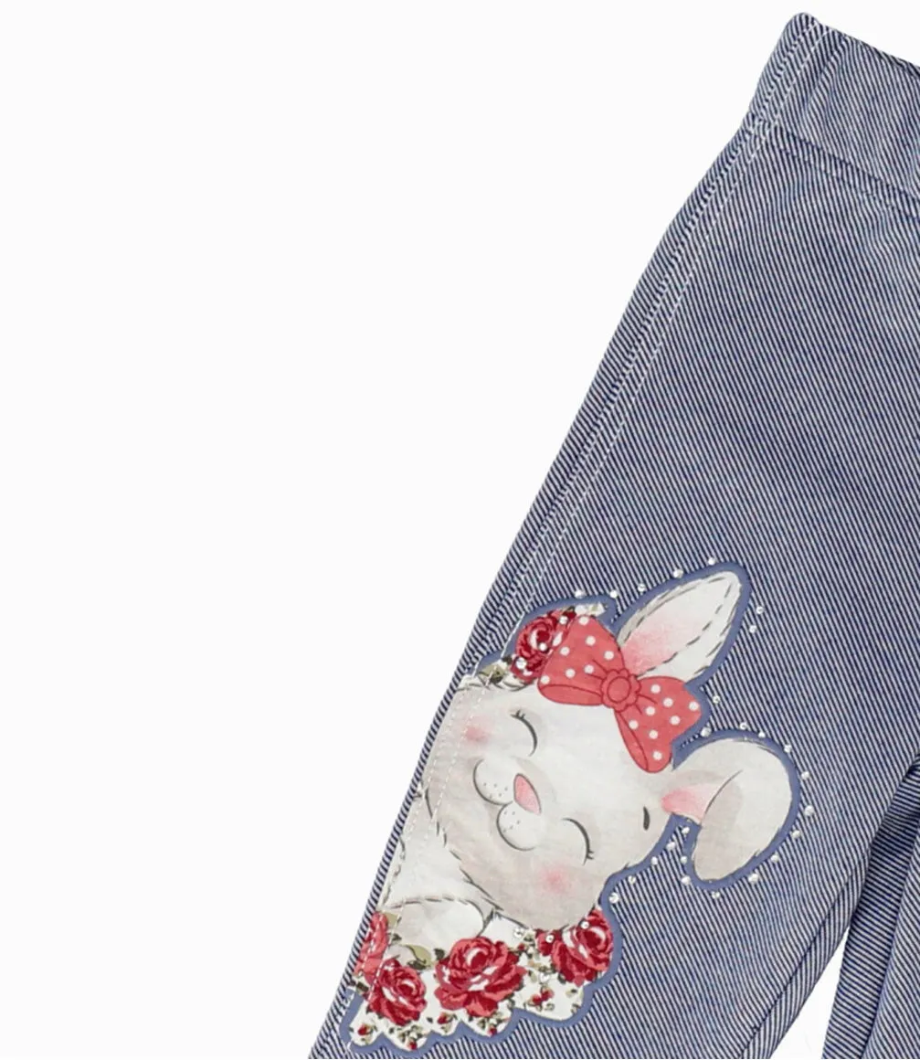 Calza Niña De Denim