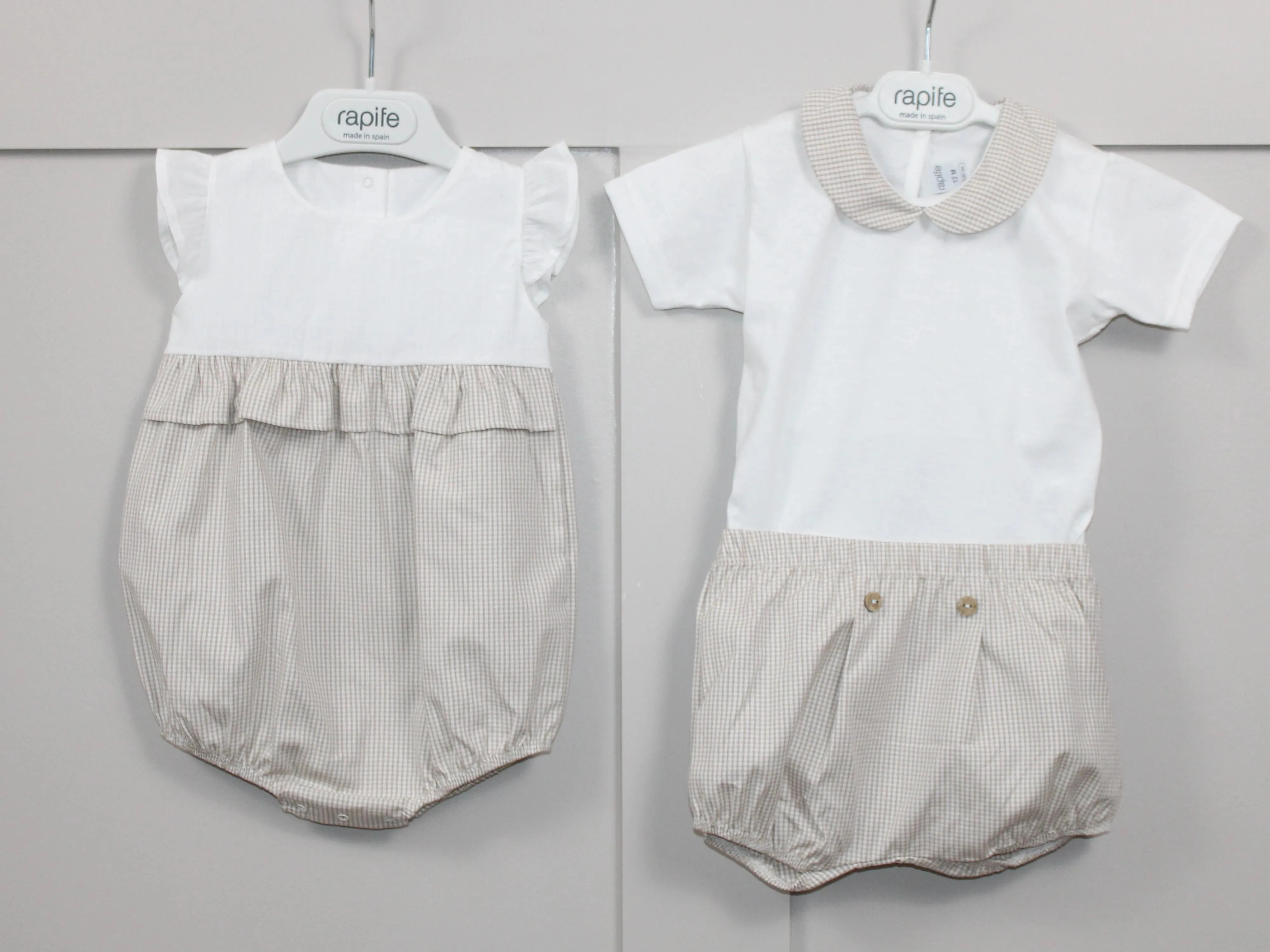Camel Gingham Bodysuit and shorts