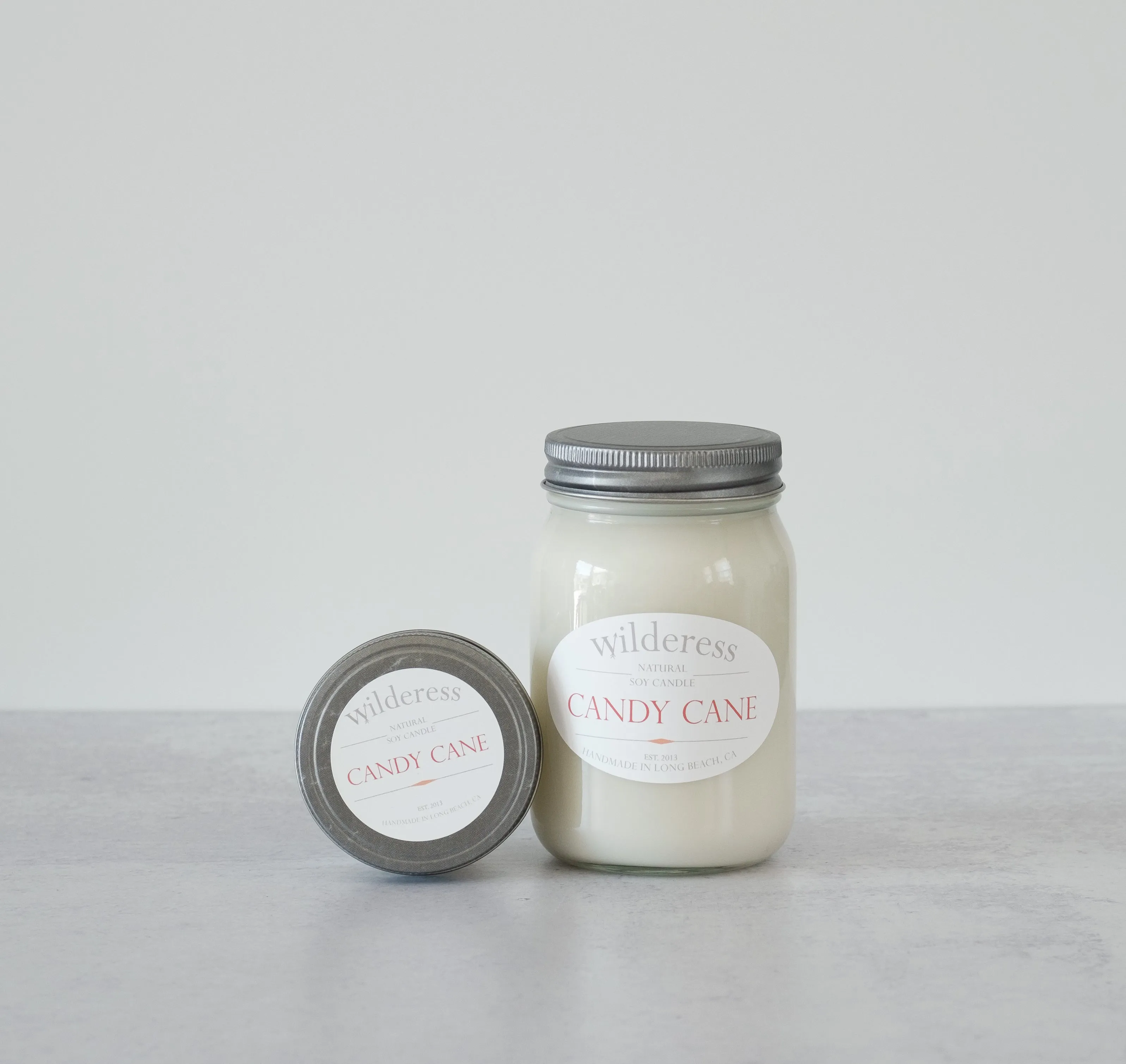 Candy Cane Soy Candle