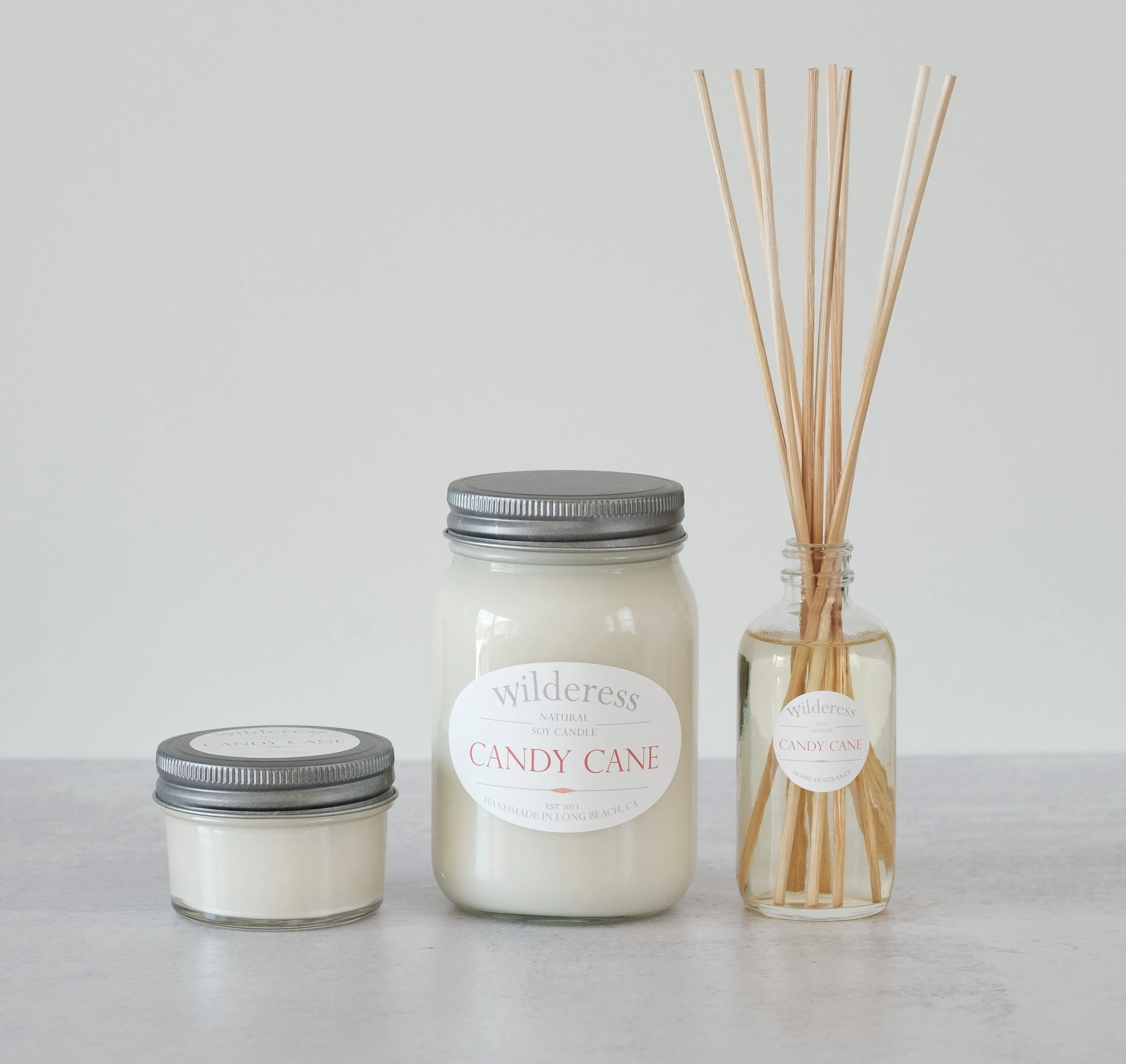 Candy Cane Soy Candle
