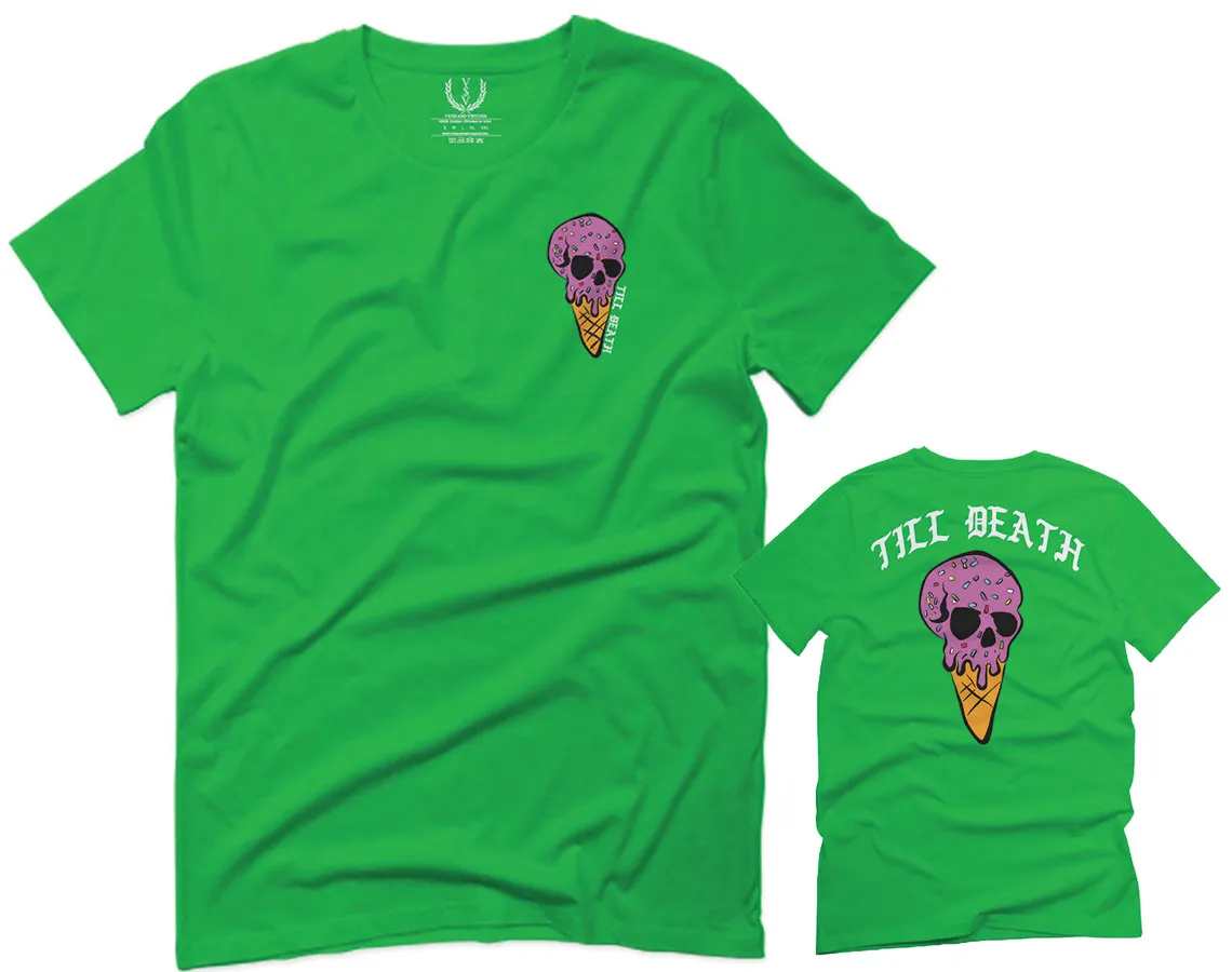 Candy Ice Cream Skull Summer Cool Graphic Till Death Obei Society For men T Shirt