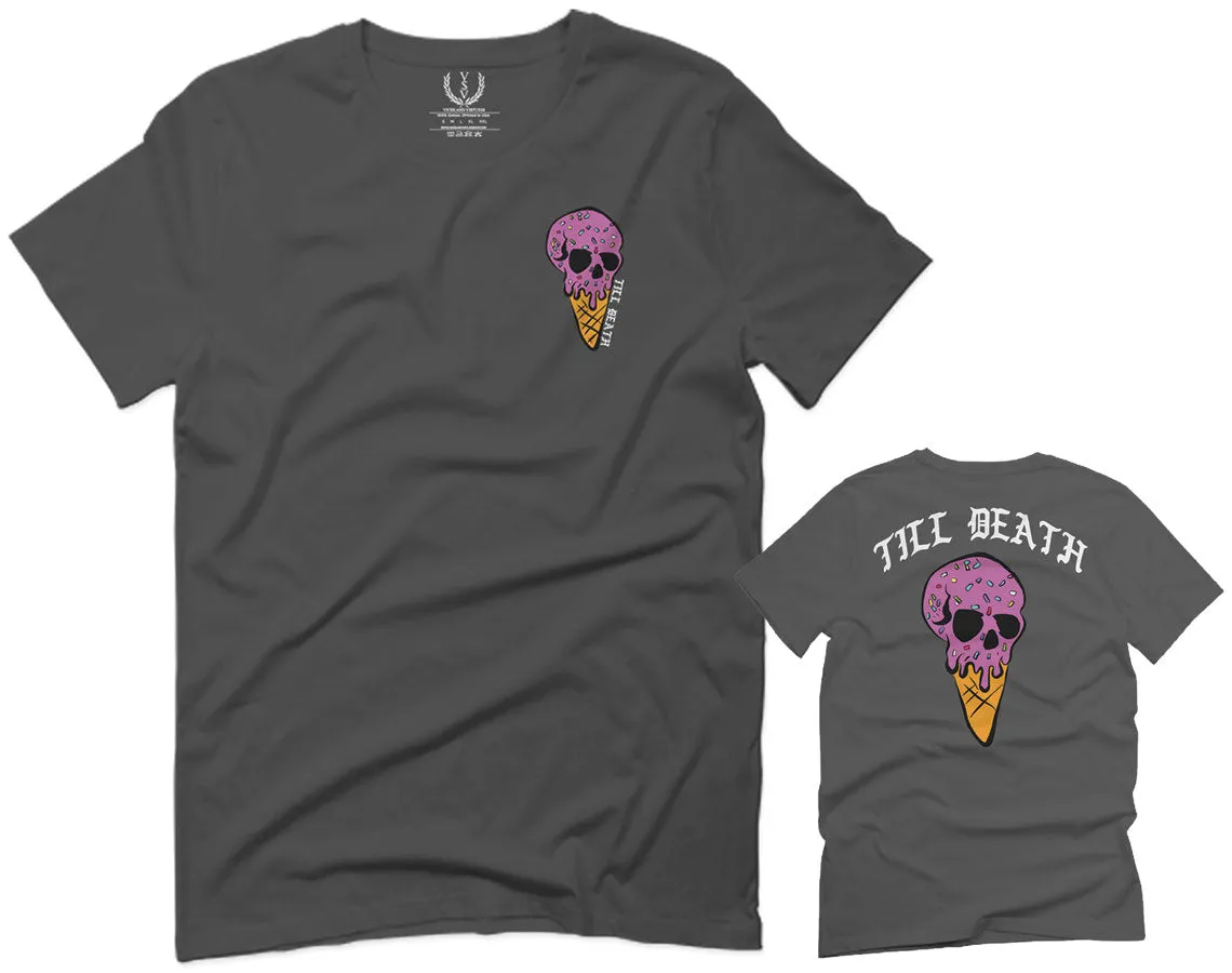 Candy Ice Cream Skull Summer Cool Graphic Till Death Obei Society For men T Shirt