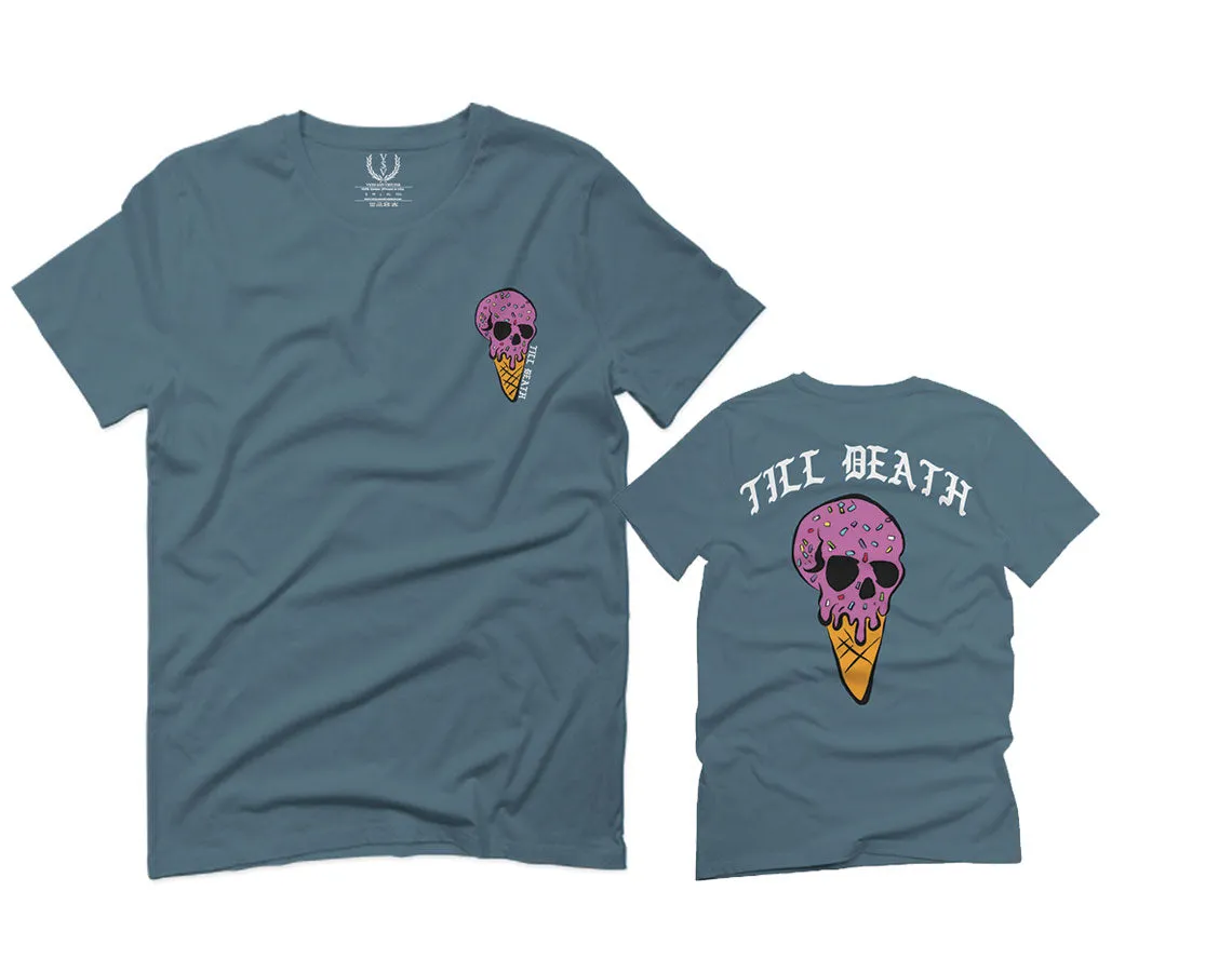 Candy Ice Cream Skull Summer Cool Graphic Till Death Obei Society For men T Shirt