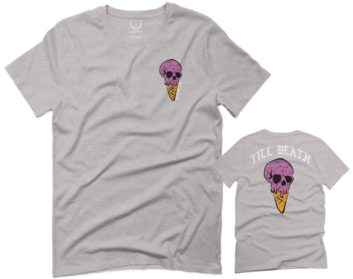 Candy Ice Cream Skull Summer Cool Graphic Till Death Obei Society For men T Shirt