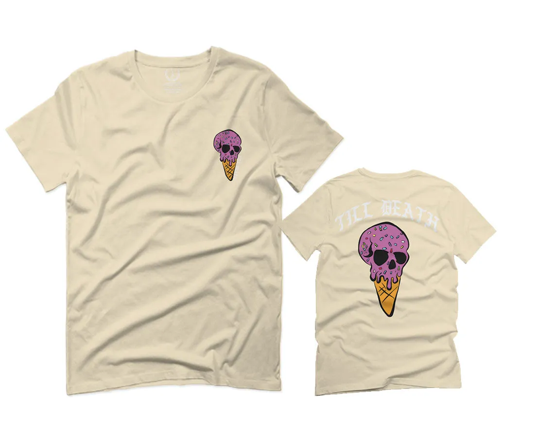 Candy Ice Cream Skull Summer Cool Graphic Till Death Obei Society For men T Shirt
