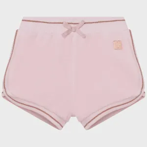 Carrement Beau - Terry Shorts with Copper Lurex Trimming - Apricot