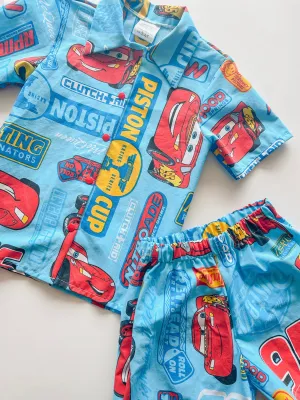 Cars Button Tee & Short Set (5-6T)
