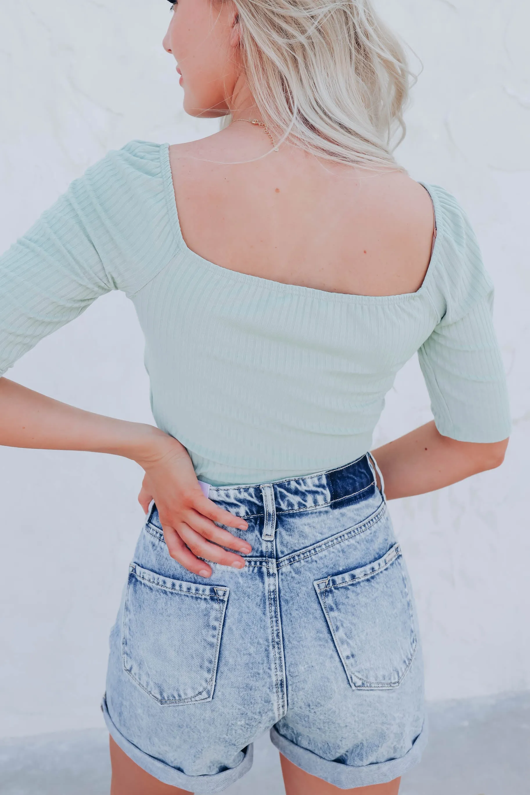 Cerelia Ribbed Crop Top
