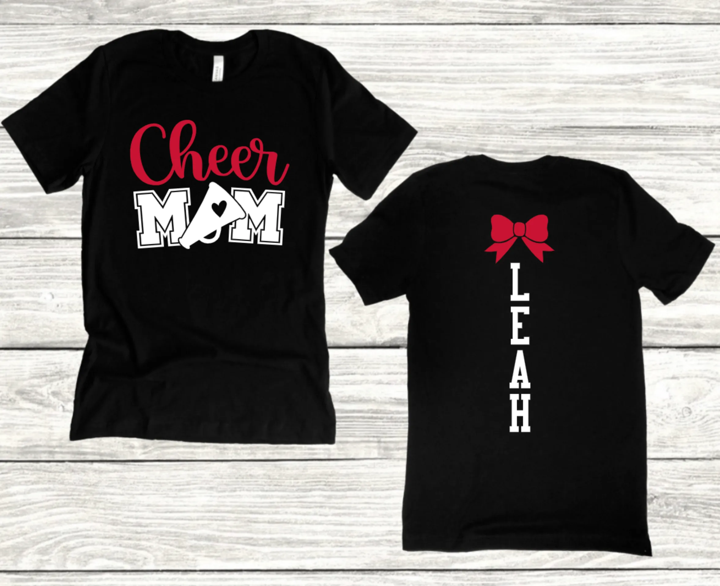 CHEER MOM WITH BOW BACK (CHANGE COLOR SET UP)