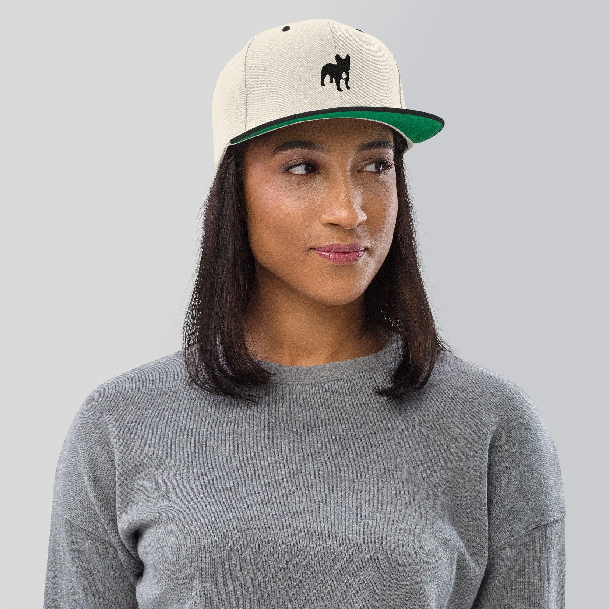 Classic Frenchie Snapback (natural)