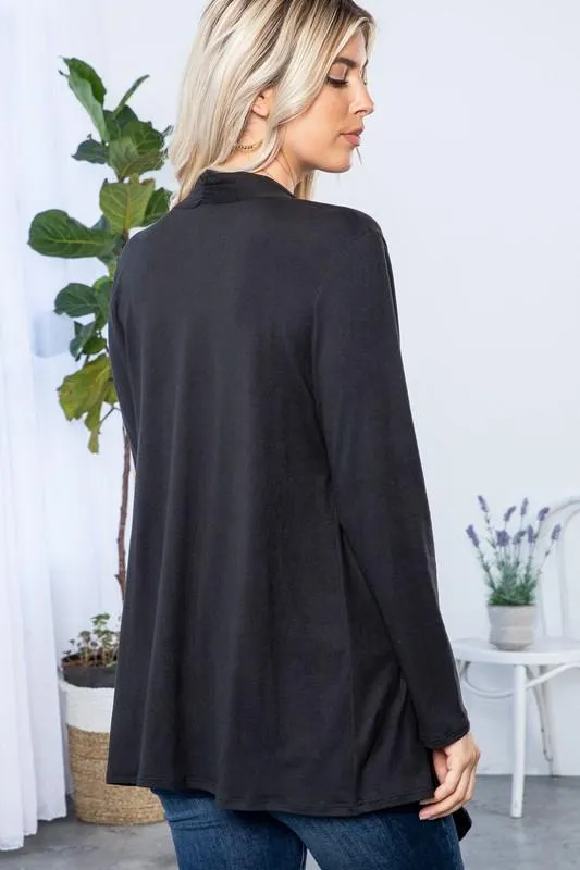 Classic Solid Cardigan