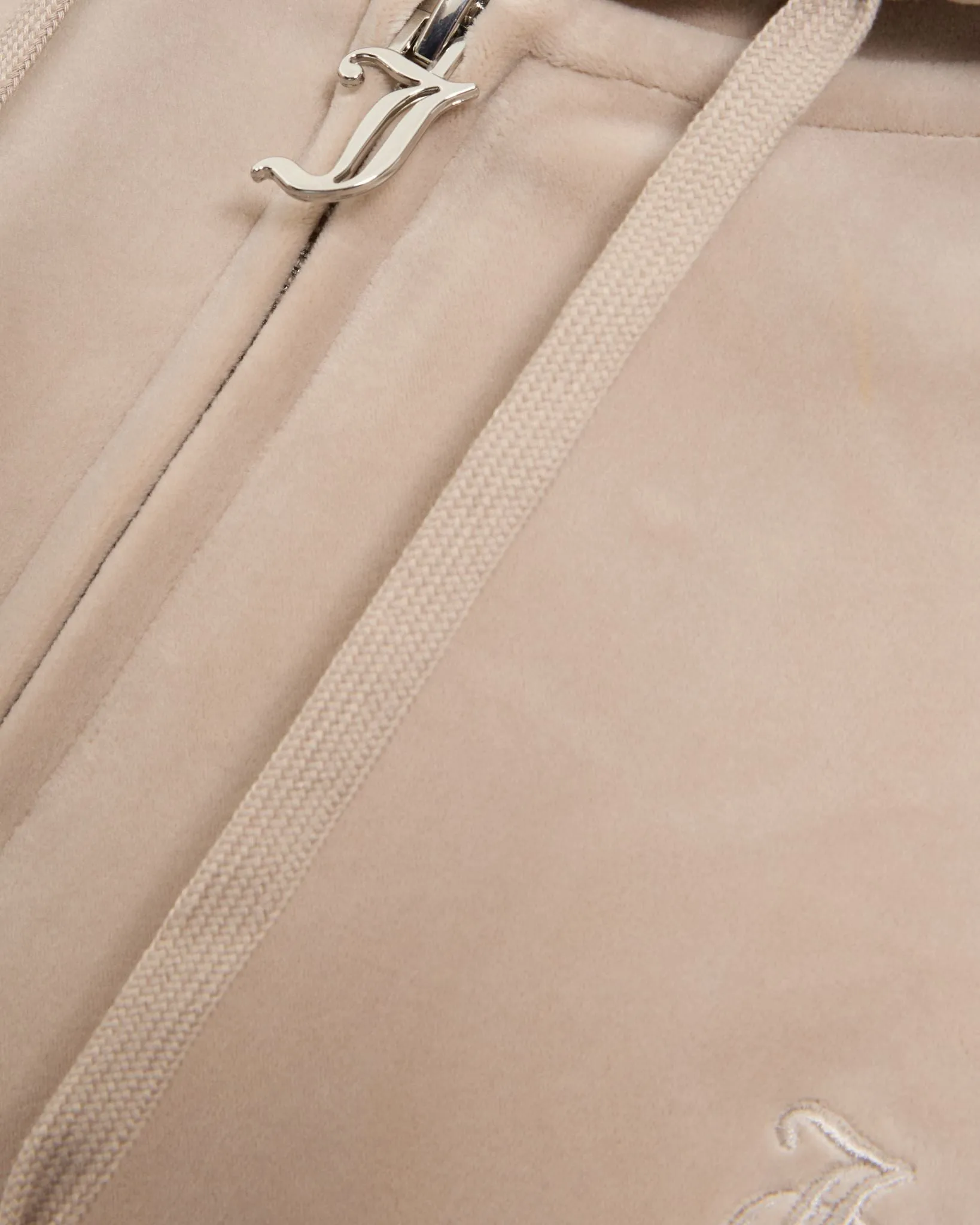 Classic Velour Robertson Zip Hoodie String