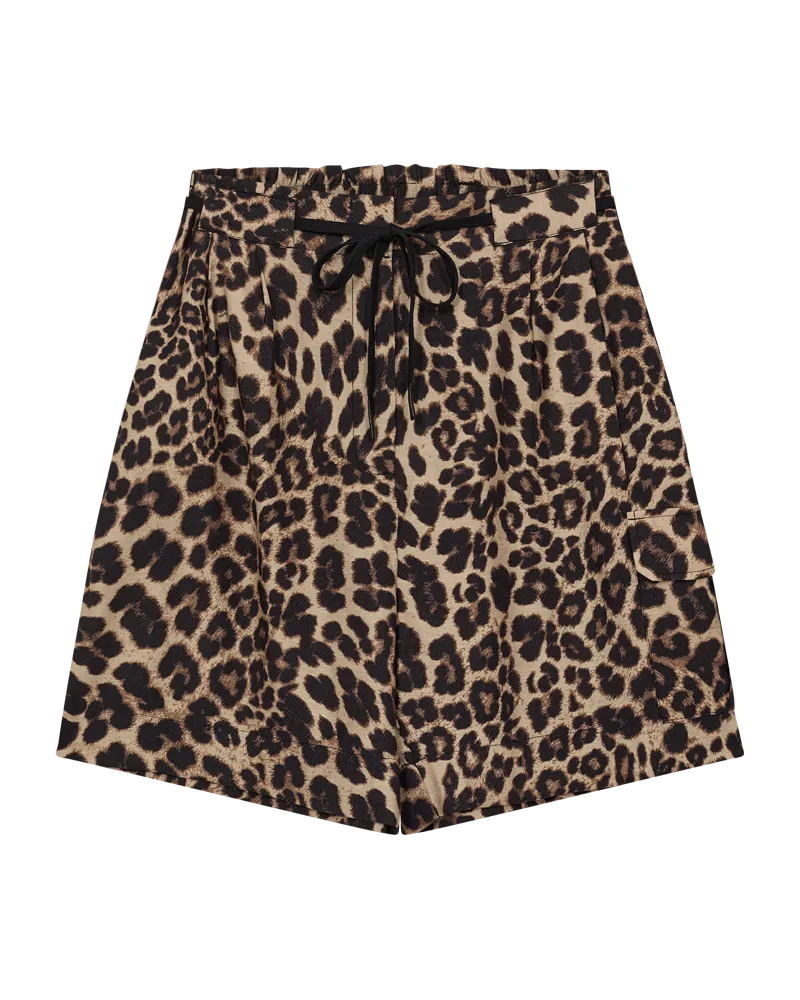 CMGABBY - SHORTS IN LEOPARD